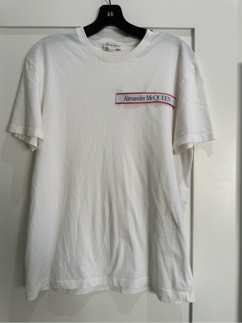 Alexander McQueen Logo Patch T-Shirt